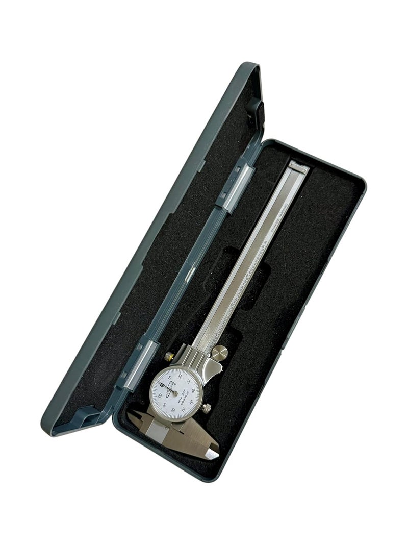 iGaging Premium Movement Dial Caliper 0-6"/0.001" Supreme Precision Maximum Shock Proof Solid Hardened Stainless Steel w/Titanium Casing, #100-120-06 - Image 3